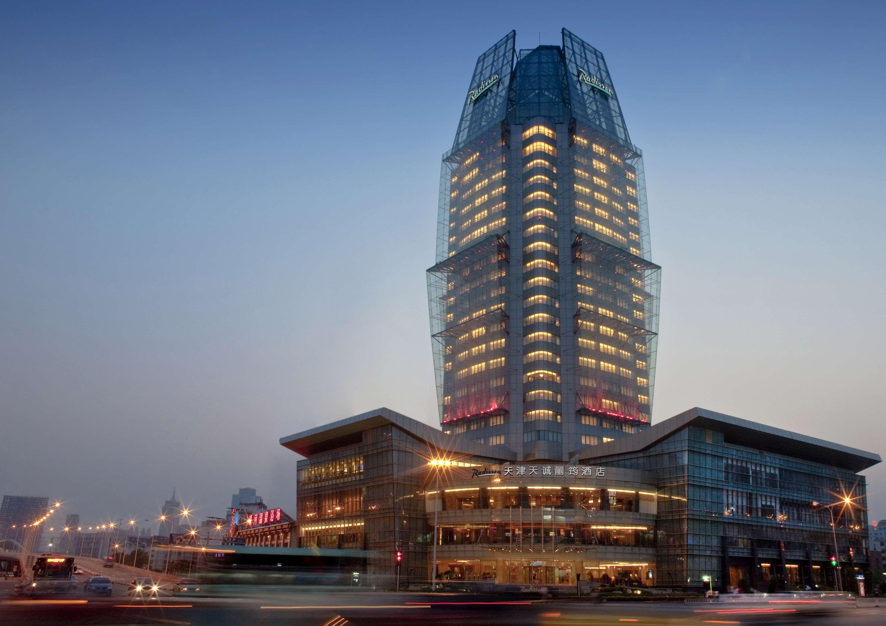 Hotel Radisson Tianjin Exterior foto